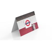 Happy Birthday London Underground Sign Greeting Card 125mm x 178mm Including Envelope PT602