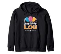 Happy Birthday Lou Zip Hoodie