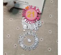 Happy Birthday Metal Die Cuts, Cutting Dies for Card Making Clearance, Embossing Dies for Scrapbooking