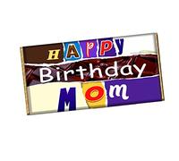 Happy Birthday Mom Chocolate Bar Wrapper Novelty Gift For Mam Mummy Mother Ma CH-500-N (without chocolate bar)