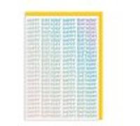 Happy Birthday Multi Foil Greeting Card