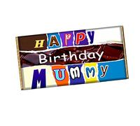 Happy Birthday Mummy Chocolate Bar Wrapper Novelty Gift For Mam Mum Mother Ma CH-502-Y (with chocolate bar)