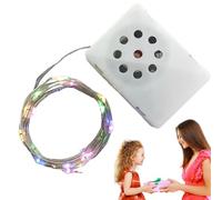 Happy Birthday Music Box | Record Vocal Messages - LED Party Decorations for Birthday Celebrations And Family Reunions