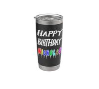Happy Birthday Nicholas Stainless Steel Insulated Tumbler