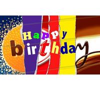 Happy Birthday - Novelty Funny Chocolate Bar Wrappers Insults Father's Day Birthday Present Gift Present Rude Joke (Chocolate Bar Not Included)