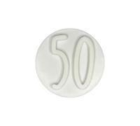 Happy Birthday Number 16 18 21 30 40 50 60 Embosser/Stamp for Fondant, Icing, Cupcake, Cake, Cookie, Decoration (50)