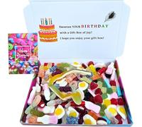 Happy Birthday Pick & Mix Sweets Gift Box | 12 Assorted mix, Retro Sweets with Birthday Card | Gift for Men, Women, and Kids | Letterbox friendly pick and mix Sweet Treat