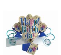 Happy Birthday Pop-Up Greeting Card Original Second Nature 3D Pop Ups Cards