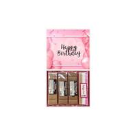 Happy Birthday Real Candy Fudge Vanilla Clotted Cream Assortment Hamper Gift Sweet Box Present Pink