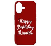 Happy Birthday Rinaldo Case for iPhone 17