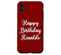 Happy Birthday Rinaldo Case for iPhone XS Max
