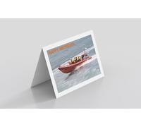 Happy Birthday RNLI Lifeboat Rescue Greeting Card PT117