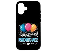 Happy Birthday Rodriguez Case for iPhone 16