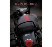 Happy Birthday Royal Enfield Motorcycle Greeting Card 125mm x 178mm Including Envelope PT312