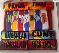 Happy Birthday, rude, joke, funny,novelty chocolate box. For friends and family. (7 inch sweet treats box, Main bar - milk choc)