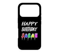 Happy Birthday Sarah Case for iPhone 17 Pro