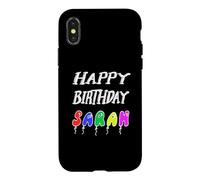 Happy Birthday Sarah Case for iPhone X/XS