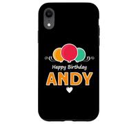 Happy Birthday saying Andy Case for iPhone XR