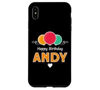 Happy Birthday saying Andy Case for iPhone XS Max