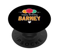 Happy Birthday saying Barney PopSockets Adhesive PopGrip