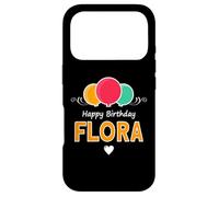 Happy Birthday saying Flora Case for iPhone 17 Pro