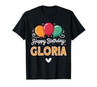Happy Birthday Saying Gloria T-Shirt