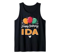 Happy Birthday Saying Ida Tank Top