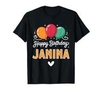 Happy Birthday Saying Janina T-Shirt