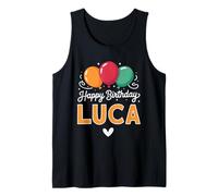 Happy Birthday Saying Luca Tank Top