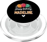 Happy Birthday saying Madeline PopSockets PopGrip for MagSafe