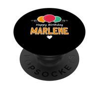 Happy Birthday saying Marlene PopSockets Adhesive PopGrip