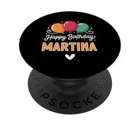 Happy Birthday saying Martina PopSockets Adhesive PopGrip
