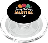 Happy Birthday saying Martina PopSockets PopGrip for MagSafe
