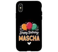 Happy Birthday saying Mascha Case for iPhone X/XS