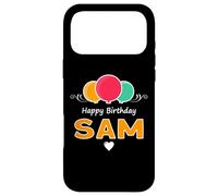 Happy Birthday saying Sam Case for iPhone 17 Pro Max