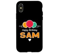 Happy Birthday saying Sam Case for iPhone X/XS