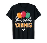 Happy Birthday Saying Yannis T-Shirt