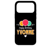Happy Birthday saying Yvonne Case for iPhone 17 Pro Max
