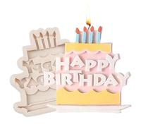 Happy Birthday Silicone Mould, Birthday Silicone Moulds for Baking - Easter Chocolate Letter Moulds - Bunny Candy Mould for Valentine's Day, DIY Cake Decoration