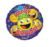 Happy Birthday Smile Laughing Smiling Faces Party Foil Balloon 18" / 45cm Birthday Party Decoration