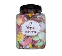 Happy Birthday Sweet Jar Gift Sour Strawberry Pencil Bites