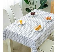 Happy Birthday Tablecloth, Waterproof PVC, Simple Design, 120x120cm, Perfect for Celebrations, Festive Party Decor, Durable White Table Cover, Ideal for Events