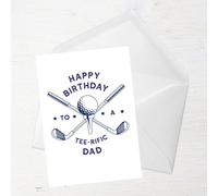 Happy Birthday To A Tee-Rific Dad Greetings Card - Standard Card