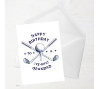 Happy Birthday To A Tee-Rific Grandad Greetings Card - Standard Card