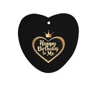Happy Birthday to Me Car Air Freshener Aromatherapy Tablets Hanging Scented Cards for Rooms Bathrooms Wardrobe Love form