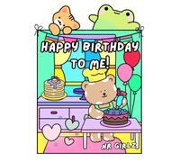 Happy Birthday to Me Colouring Book: Fun Birthday-Themed Coloring, Affirmations & Activities for a Joyful Celebration!