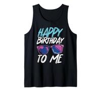 Happy Birthday to Me Cool Sunglasses Party Tank Top
