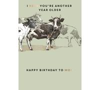 Happy Birthday to Moo Birthday Greeting Card King Street Cards GH1037W