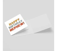 Happy Birthday To My Nephew Square Greetings Card (14.8cm x 14.8cm)