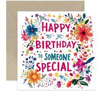 Happy Birthday To Someone Special Cards - Girlfriend Birthday Card for Her, Special Female Friend Birthday, Gifts for Her, Thoughtful and Premium Greeting Cards for Women